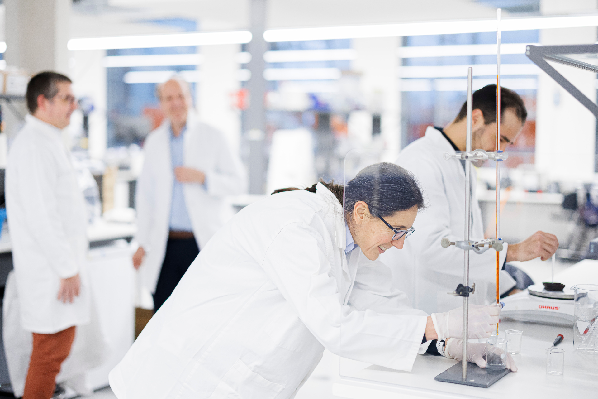 Medical professionals collaborating