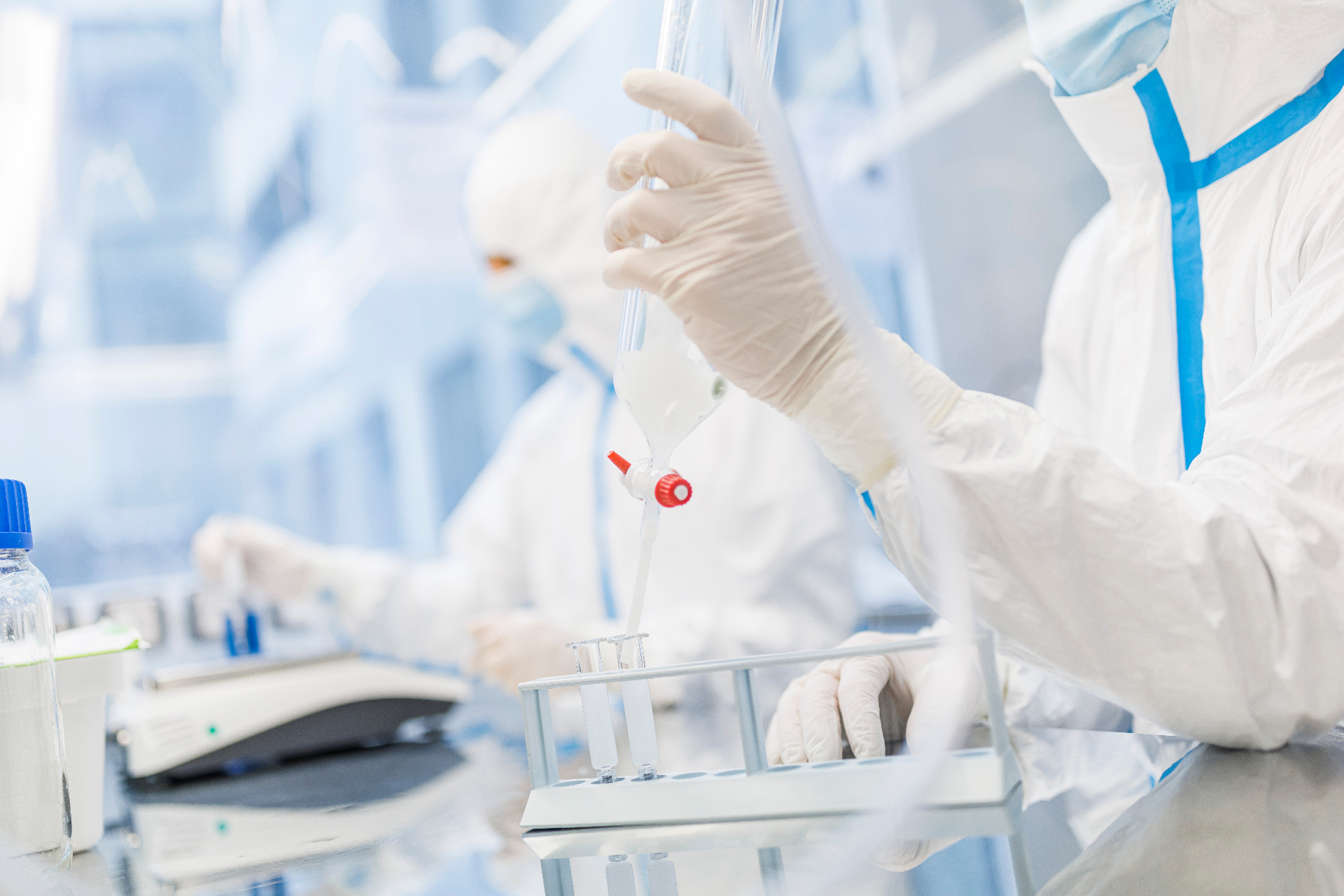 Cleanroom laboratory work